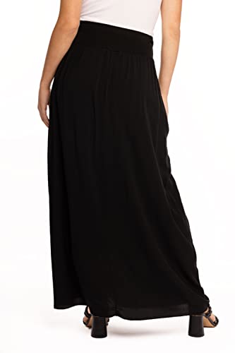 M Made in Italy Women's Maxi Skirt with Soft Elastic Waistband3