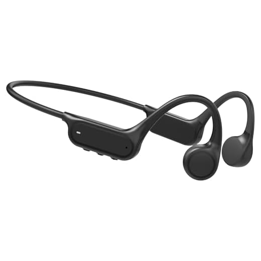 Bone Conduction Headphones, Open Ear IPX8 Waterproof Headsets Bluetooth 5.4 with Mic, Wireless Earbuds 10H Playtime Swimming Headphones for Sports, Running, Cycling