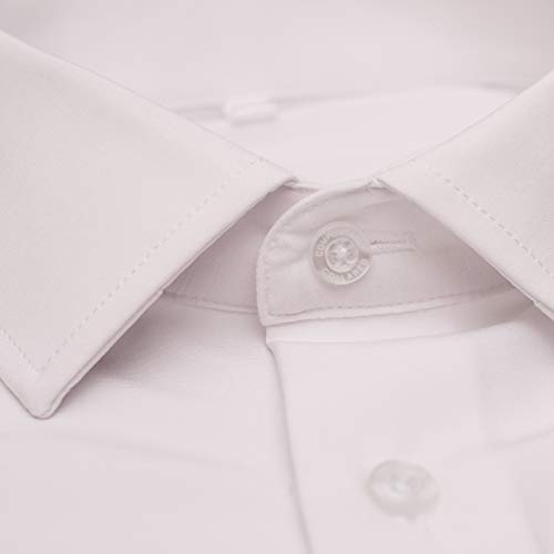 Cc Performance Slim Fit Short Sleeve Button Down Shirts For Men | Wrinkle Resistant Casual Button Up Shirts For Men White #TOP1