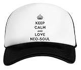 Fabricado en europa Keep Calm and Love Neo-Soul Gorra De Béisbol Unisex Niños Blanca Negra White Black Kids Baseball Cap