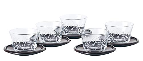 ???????? Toyo Sasaki Glass G070-T246 Cold Tea Set, Egoyomi, 6.1 fl oz (185 ml), Made in Japan, Pack of 5