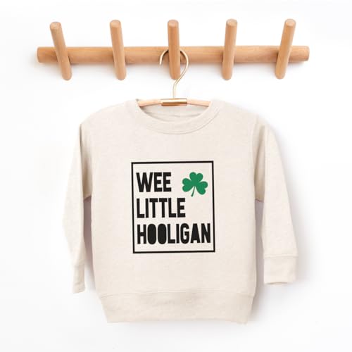 Bump and Beyond Designs Wee Little Hooligan, Toddler St. Patrick's Day Sweatshirt2