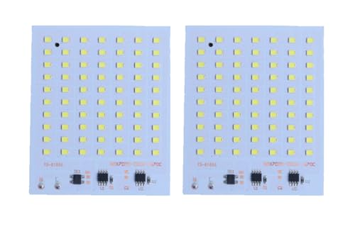 Image of Electro Particle 70 SMD LED 50W Direct AC 220V Aluminum Base Light Board for Floodlight, High Brightness, Energy Saving (Pack of 2)