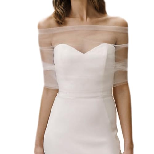 Stola Damen Hochzeit Weiß Bolero Umhang Spitze Brautumhang Hochzeitsschal Wickelstola Brautstola Abnehmbarer Tüllschal Schulterfreier Capelets Abendkleidschal Spitzenschal für Party Bankett Stola Damen Hochzeit Weiß Bolero Umhang Spitze Brautumhang Hochzeitsschal Wickelstola Brautstola Abnehmbarer Tüllschal Schulterfreier Capelets Abendkleidschal Spitzenschal für Party Bankett