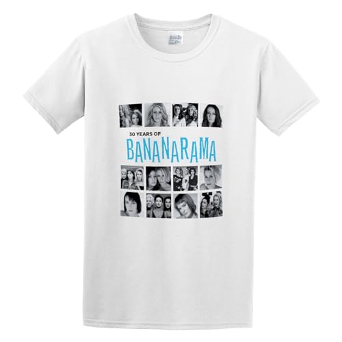 Photo de AOJIEXIAO New Bananarama Group Music Personels Men Adult Short Sleeve White 3XL