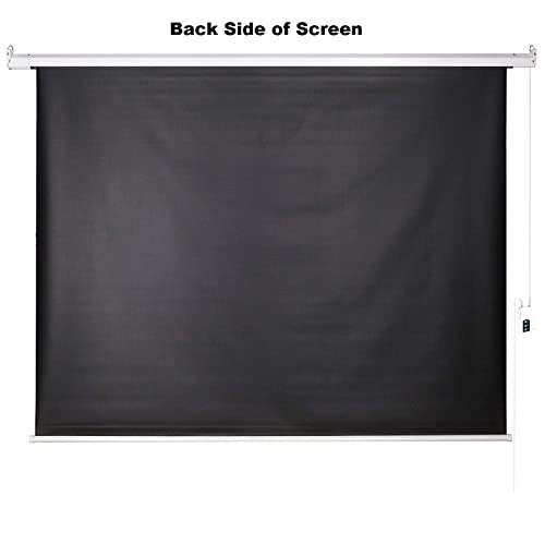 Image of Technolite Imported Motorised Projector Screen, 92 Inches Diagonal, 16:9 Aspect Ratio Format, 80 x 45 Inches Viewing Area, Supports Ultra HD-3D-4K Technology(White)