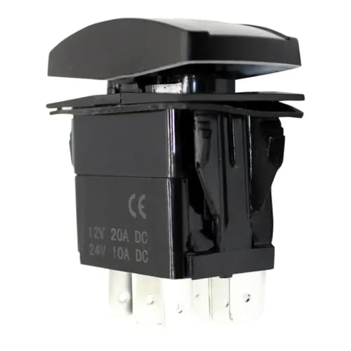 Interruptor In Out de 12V con grabado láser azul resistente para salpicadero 5