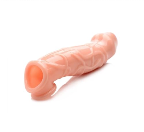 Realistic 2-Inch Penile Extender Sleeve for Enhanced Sensation