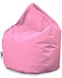 PATCH HOME Patchhome Sitzsack Tropfenform - Hell Rosa für In & Outdoor XL 300 Liter - mit Styropor Füllung in 25 versch. Farben und 3 Größen