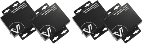 Image of AV Access HDMI KVM USB Extender Over Cat5e /6 /6a /7 to260ft /80M (Pack of 2)