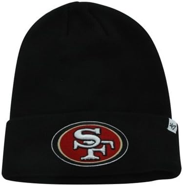 '47 Brand Fashion Cuff Beanie Hat - NFL Cuffed Football Winter Knit Toque Cap