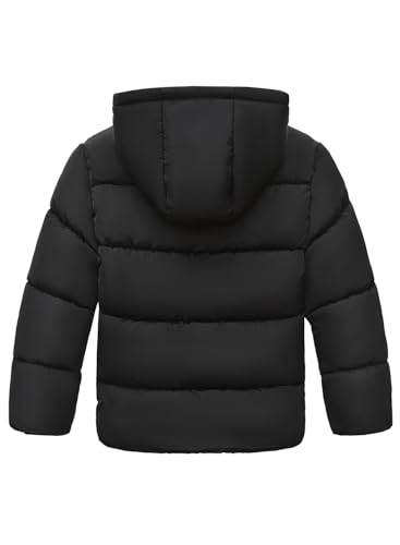 HOOD CREW Kids Boy’s Winter Coat Windproof Hooded Puffer Jackets Warm Outerwear Parka Padded Jacket2