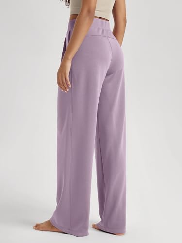 Image of ODODOS Modal Soft Wide Leg Pants for Women High Waist Casual Relaxed Pants with Pockets-27 /29 inch / 31 inch Inseam