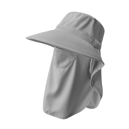 Men's Hat for Fishing and Outdoor Exploration, Light Gray