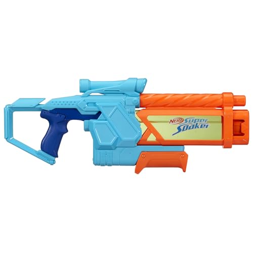 Image of Nerf Super Soaker Mega Dunk-Fill Water Blaster | Easy Instant Fill Tank | Just Dunk & Go | 1005 ml (1.005 l) Tank | Pichkari for Outdoor Water Games | Branded Toy Pichkari for Holi Festival | Ages 6+