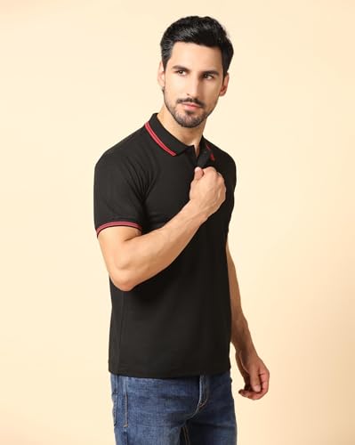 Image of INKKR Men's Soild Half Sleeve Polo T-Shirt Combo