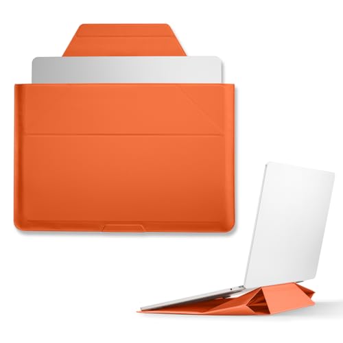 MOFT【公式直営店】ノートパソコンケース 14インチ PCケース スリーブケース 【2イン1】パソコンスタンド兼用 MacBook Air/MacBook Pro/iPad/Laptop対応 薄型 軽量 撥水 保護 １秒でPCスタンドに