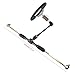 300mm Steering Wheel,Gear Rack Pinion Tie Rod Rack,435mm /17.1'' Adjustable Shaft Assembly compatible with Buggy 110cc 125cc 140cc Go Kart Golf UTV ATV Accessories