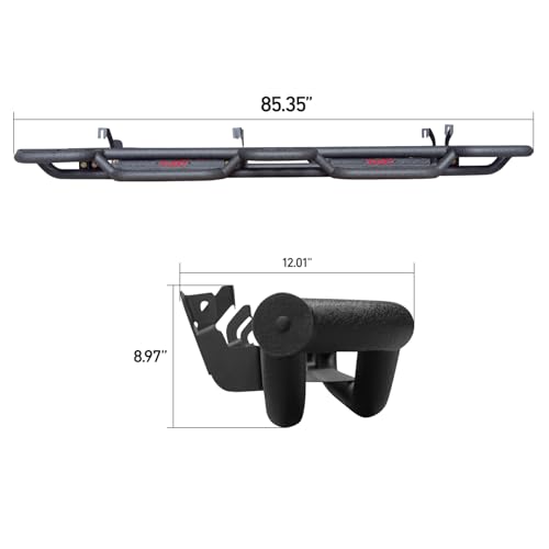 Estribos de acero para Chevy Silverado/GMC Sierra 2007-2019 miniatura 6