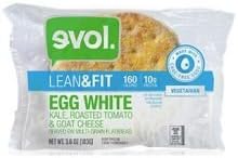 Evol Foods Lean and Fit Egg White Breakfast Sandwich, 3.6 Ounce - 18 per case.