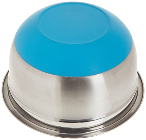 ExcelSteel Tigela de mistura de base antiderrapante de aço inoxidável de 2,5 litros