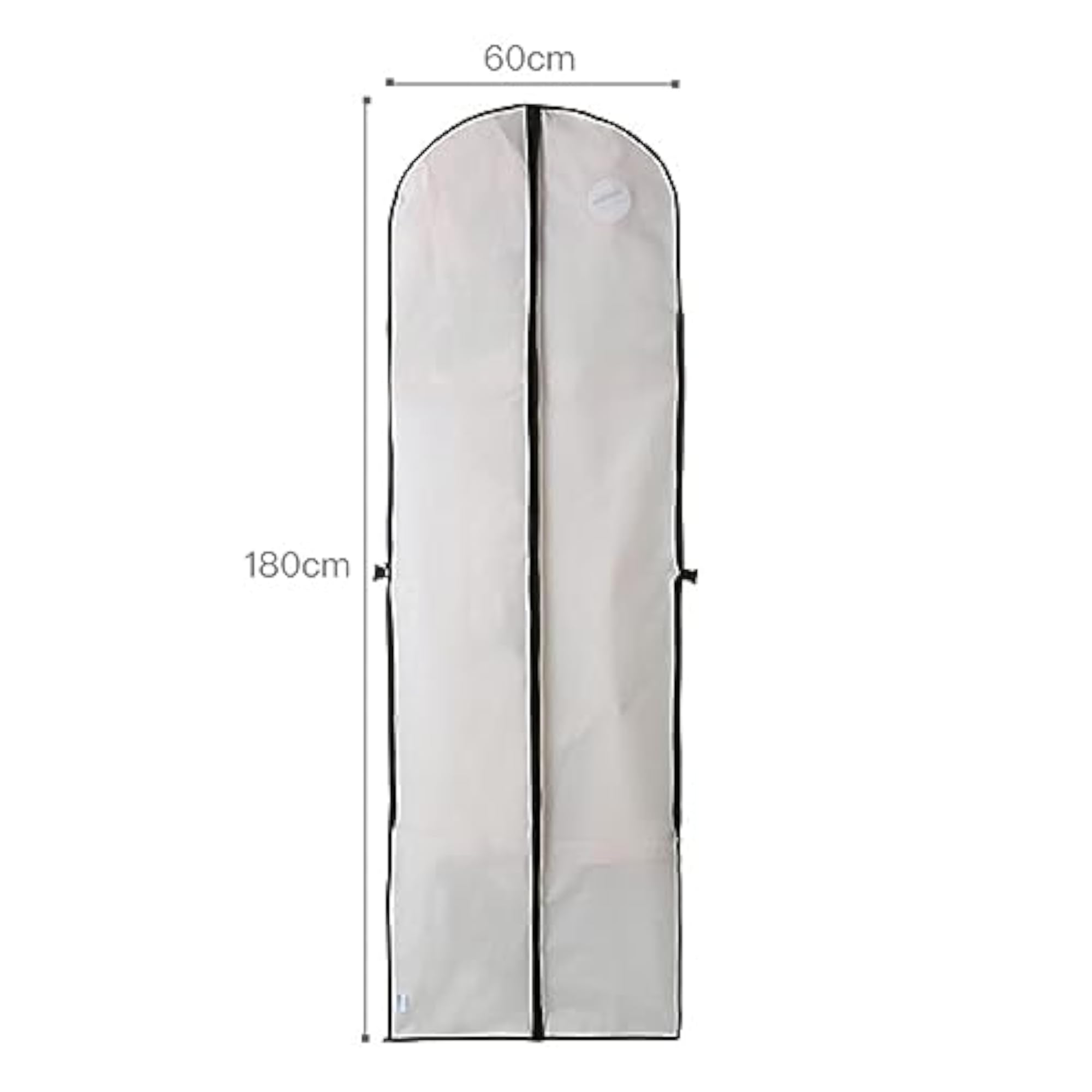 2xGarment Bags Long Section Clothes Protector