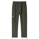 Herren Wärm Hose: Elastischer Bund mit Kordelzug für maximalen Komfort. Zwei Seitentaschen, Zwei Oberschenkeltaschen, zwei Gesäßtaschen. Ein Schlüsselhaken an der Taille. Die Beinöffnungen sind mit verstellbaren Kordeln versehen, sodass die Größe angepasst werden kann.