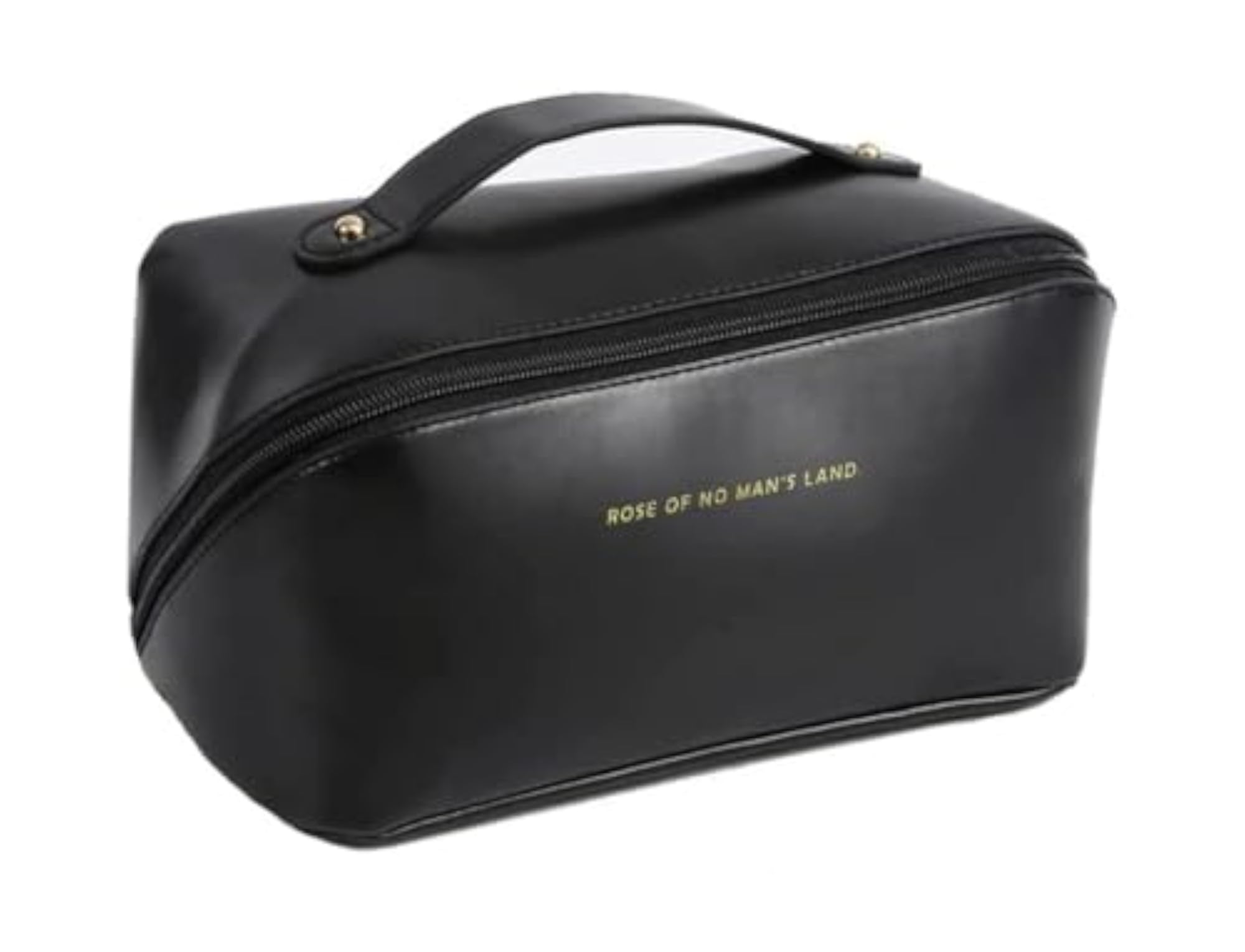 Portable Waterproof PU Leather Makeup Bag with Divider