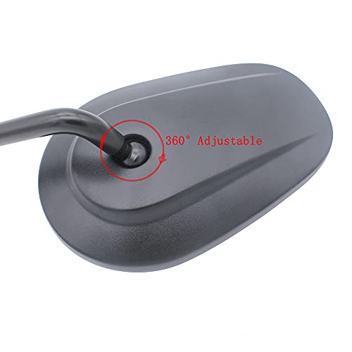 Universal Oval 8Mm 10Mm Motorcycle Rear View Side Mirrors For Honada Suzuki Cruiser Chopper Honda Yamaha Kawasak #TOP2