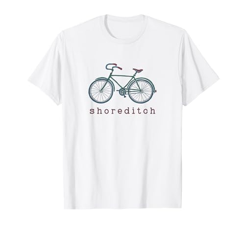 Shoreditch London Cycling Bicycle Graphic T-Shirt