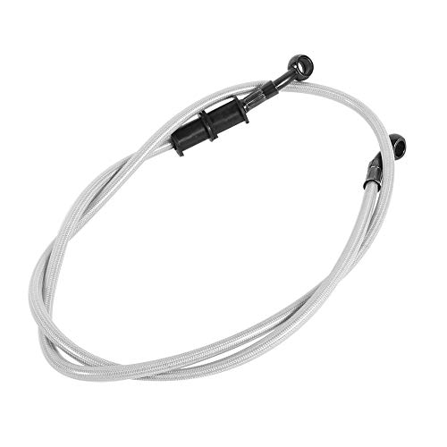 90cm Motorcycle Oil Hose, Hydraulic Brake Line Braided Steel Gas Clutch Pipe
