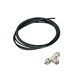 Tecnoflo Marco Y-Verbindungsstück Ø7 mm, Messing verchromt, Luftverteiler für Hörner und Pneumatik, 11136010