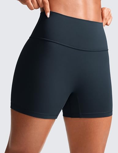 Image of CRZ YOGA Secretsculpt Biker Shorts 4 inch | Booty Scrunch Butt, Butterlift, Buttery Soft, Moderate Compression, Workout, Pilates, No Front Seam, High Waist, for Women