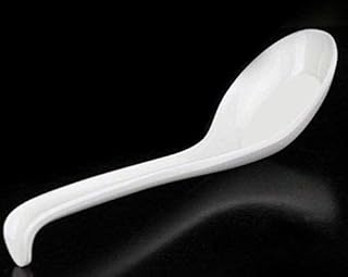 White Melamine Spoon For Ramen/Vietnam Pho Noodle Soup (5)