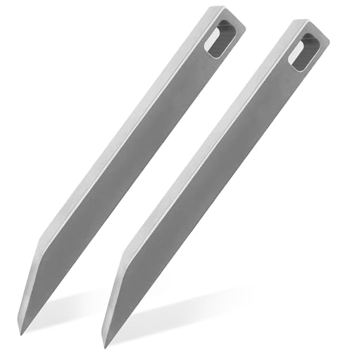 2Pcs EDC Pry Bar, Small, Heavy Duty Keychain Multitool for Everyday Carry and Outdoor Activities