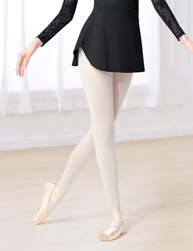 Women Dance Wrap Pull-On Skirts Elastic Mini Skirt for Dancing3