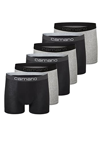 Ropa interior para hombre Camano: calzoncillos bóxer talla grande XXL de algodón