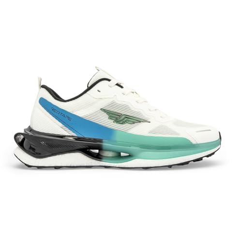 Image of Red Tape Men's Sport Shoes White Aqua Mesh Round Toe Lace-Up