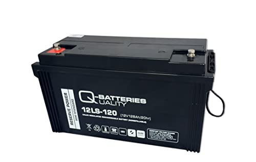 Q-Batteries 12LS-120 Batterie AGM 12 V 128 Ah