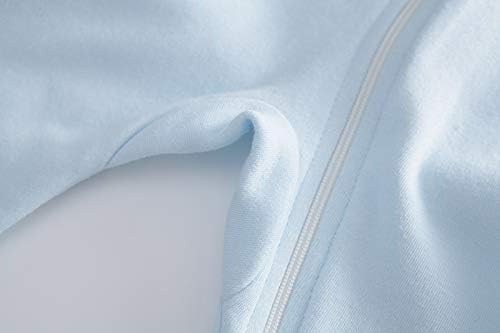 O2 BABY Baby Boys Girls Organic Cotton Zip-Front Sleeper Pajamas, Footed Sleep 'n Play - Image 4