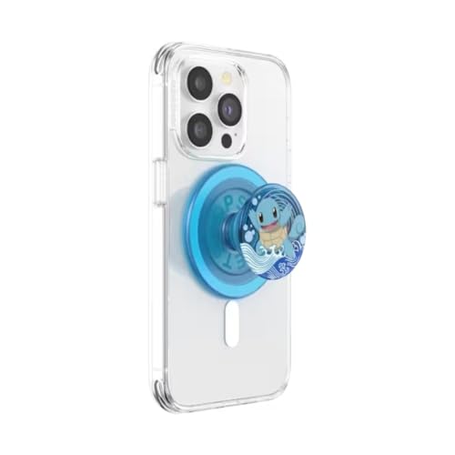 Image of PopSockets Phone Grip for MagSafe, Magnetic Holder- Squirtle Water