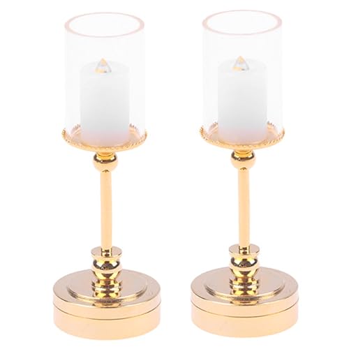 Lot de 2 lampes LED pour maison de poupée 1:12 pour illuminer vos meubles miniatures