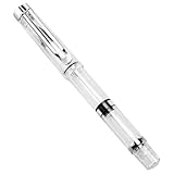 Zerodeko Pluma Estilográfica Japonesa con Punta Flexible Recargable con Sistema de Pistón para Caligrafía y Dibujo para Principiantes y Artistas Diseño Robusto y Control Estable