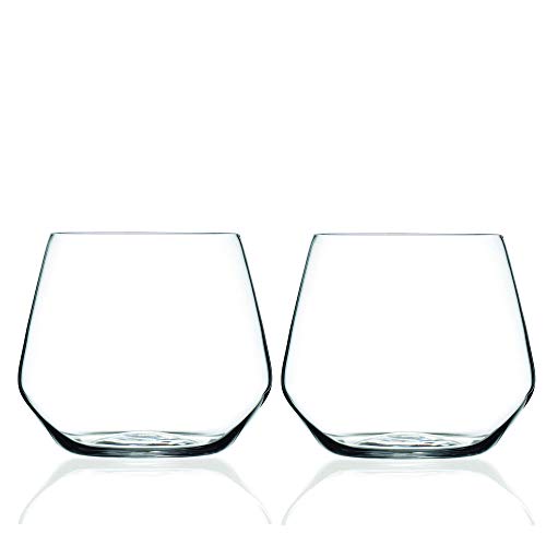 MasterPro Q3566 Set 2 vasos de agua 38 cl de cristal Bergner colección Barware