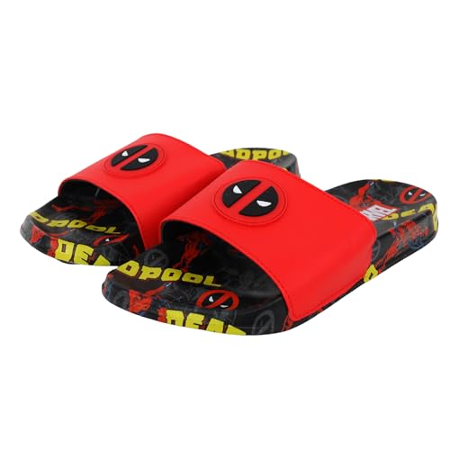Deadpool Soccer Slide for Men, Boys