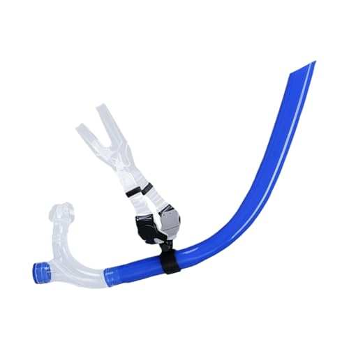 Tubo de Snorkel para Entrenamiento en Piscina,Tubo de Snorkel de Silicona - Soporte con Cinturón de Entrenamiento Equipo de Buceo y Natación para Piscina y Aguas Abiertas