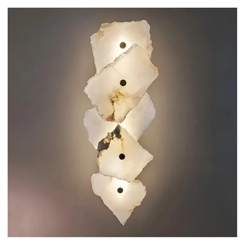 Lustre moderne en marbre blanc LED 9 têtes pour décoration de chambre