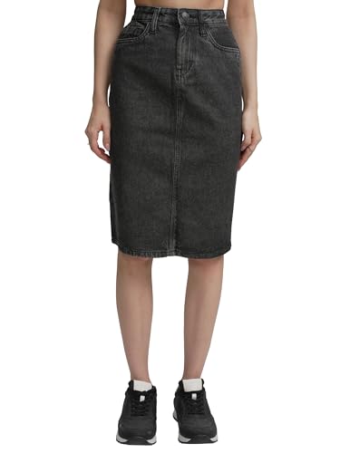 Image of Tokyo Talkies Women's Slim Fit Straight Skirts | Women Casual Skirts