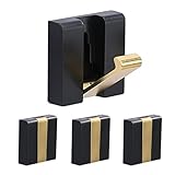 Quathech Folding Hideaway Coat Hooks - 4PCS Wall Hooks for Hanging - Decorative Cubicle Retractable