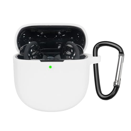 For Bose QuietComfort Ultra Earbuds (��2����) �P�[�X �V���R���� �S�ʕی� �����h�~ �L�Y�h�~ �ϏՌ� �����[�d�\ �y�ʏ��^ �J���r�i�t��(�z���C�g)